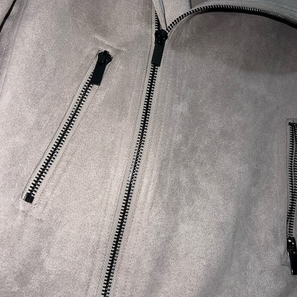 Shinestar Women's Tan Suede Jacket - Picture 3 of 5